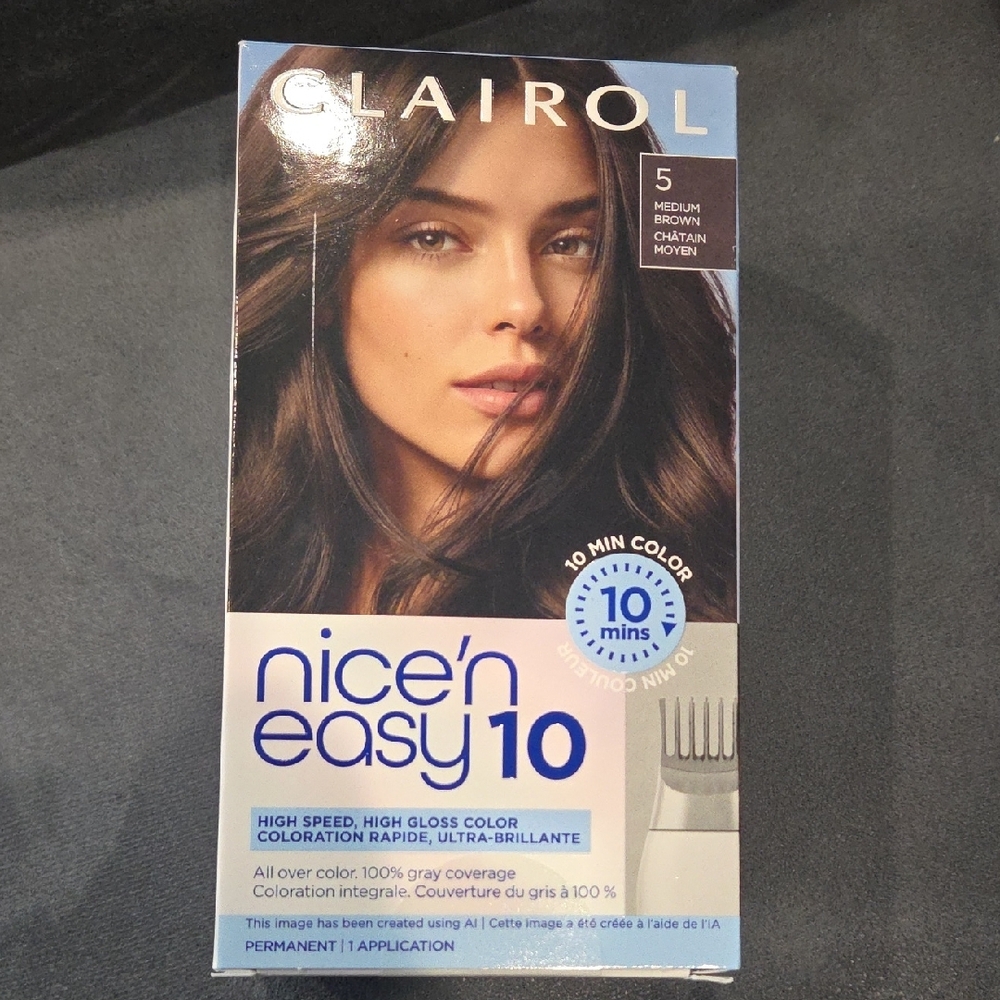 Clairol Nice'n Easy 10 in Medium Brown Hair Color - Picture 7 of 8